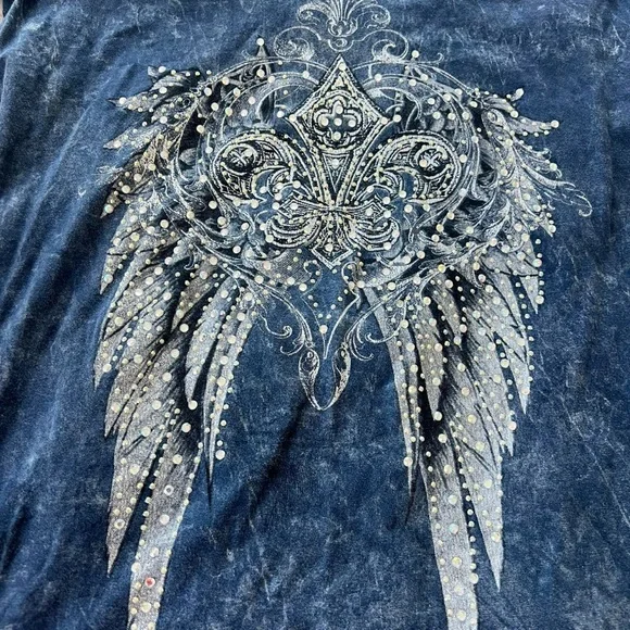 Y2K angel wing tee - Picture 3 of 4